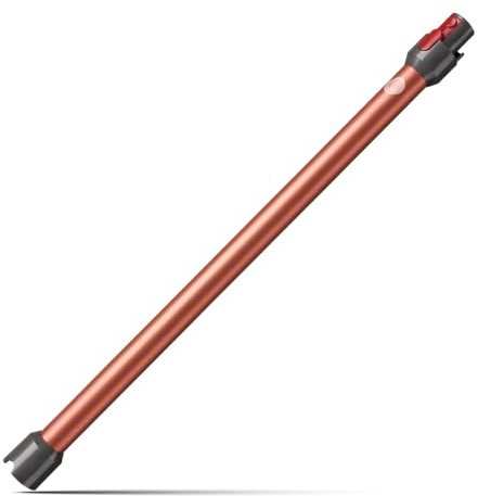 Asta Telescopica Rigida di Ricambio per Dyson V7/V8/V10/V11/V15 -UNIVERSALE- Tubo Aspirapolvere Prolunga Da 73cm + Sgancio Rapido in Lega di Alluminio, Rosso