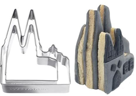 Westmark Ausstecher Kölner Dom – Edelstahl Plätzchenausstecher für Köln Fans – Präziser Keksausstecher für Teig, Käse, Gemüse & Party Deko, 8 cm