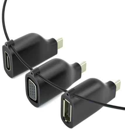 Whltzf Accesorio Conversión USB C A Video Admite 4K60Hz Mejora Las Imágenes En Monitores Y Televisores Display Adaper