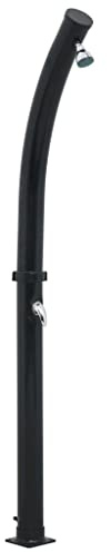 Tomostar Douche Solaire, Douche de Jardin Extérieur Solaire Noir 214 cm 20 L