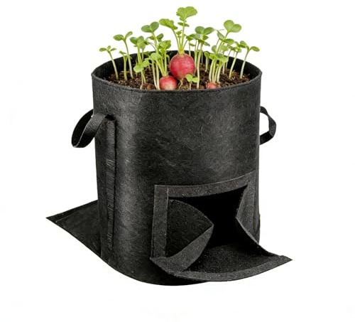 Générique Sacs De Culture De Pommes De Terre pour Le Jardin - Récipient De Culture De Carottes en Non-tissé | Pot De De Carotte | pour Les Jardiniers Et Les Producteurs Débutants Balcon Patio Jardin