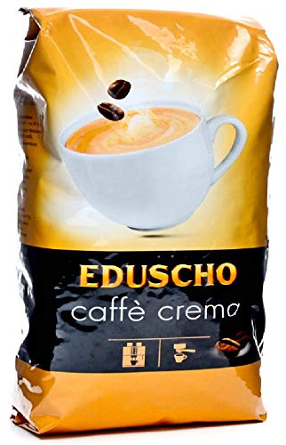 Tchibo Eduscho Roasted Whole Coffee Beans (Caffè Crema, Case-Pack of 6kg, 6 X 1000g)