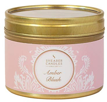 Shearer Candles Amber Blush Small Scented Tin Candle