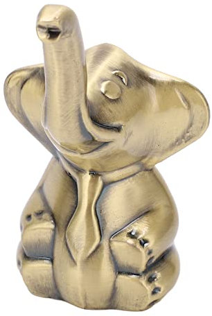 HERCHR Ringhalter für Schmuck, Elefanten-Ringhalter, Schmuck, Ohrring, Armband, Halskette, Display-Organizer, Elefanten-Statue, Schmuckablage, Halskette, Ohrringe, Ringe