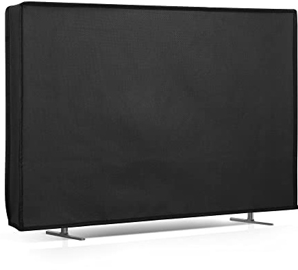 kwmobile Protezione Compatibile con 24 TV - Cover Proteggi-Schermo PC e TV - Custodia Protettiva Anti-Polvere da Interno - nero