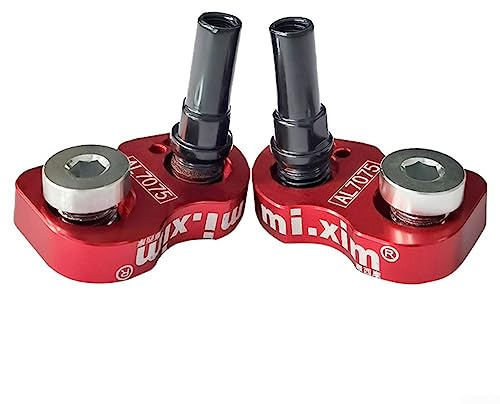 V-Brake Verlängerung Sitz, Fahrrad V Bremse Rack Verlängerung Halter Rahmen Bremse Adapter Zubehör für Radfahren 22 mm (rot)