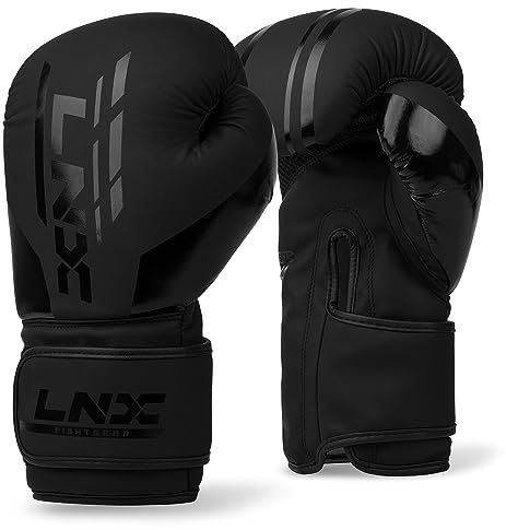 LNX Boxhandschuhe Challenge 8 10 12 14 16 Oz - Männer, Frauen, Kids Kickboxen Boxen Muay Thai MMA Kampfsport UVM