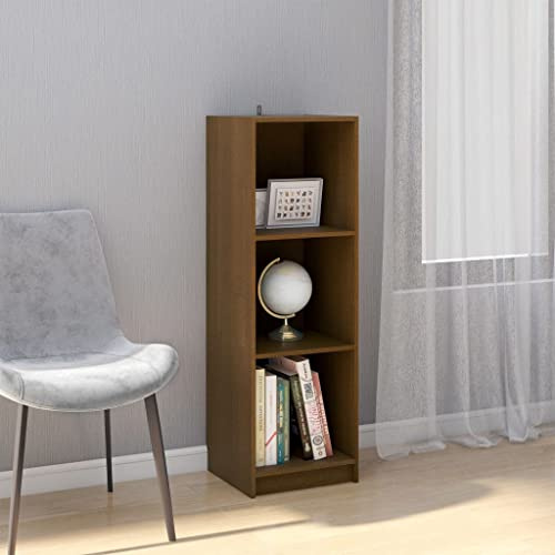 BUKSCYJS Libreria,Scaffale Libreria Con Scomparti, Scala Autoportante Adatto Per Soggiorno, Camera Da Letto, Studio, Cucina, Auladivisorio Marrone Miele In Legno Massello Di Pino