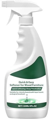 Cirage pour meubles, nettoyant pour meubles en bois - 120 ml de vernis et adoucissant pour bois naturel - Spray nettoyant pour bois longue durée, restaurateur de brillance rapide pour meubles