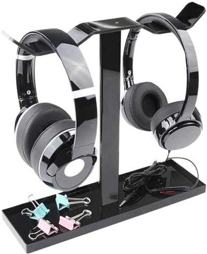 LULUMAIC Supporto per Cuffie Supporto per Cuffie Universale Cuffie da Gioco Supporto per Cuffie sospeso su Doppio Lato Pesante