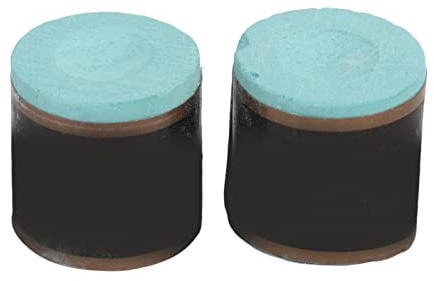 Poolkrita, Biljardkrita Poolkönskrita 2,5x2,4cm 2 St Cylinder Stark Vidhäftning Biljardkökrita för Att öka Friktionen Mellan Kön och Boll (Ljusgrön)