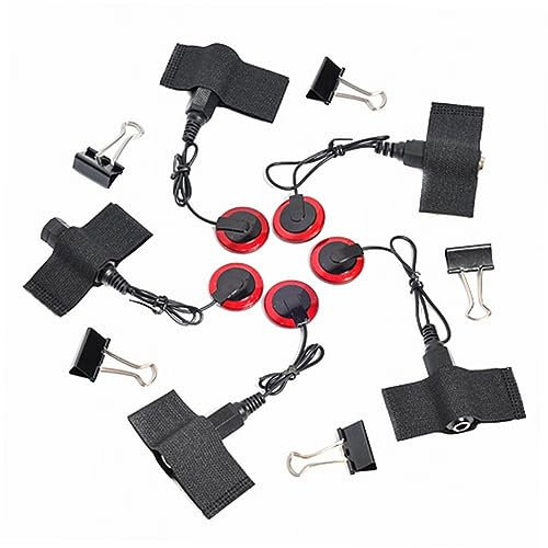 COOPHYA 5stücke Mikrofon Pickup Für Gitarre Banjo Violine Akustische Instrumente Professionelles Selbstklebendes Piezo-mikrofon Mit Klinkenstecker Und Kabel