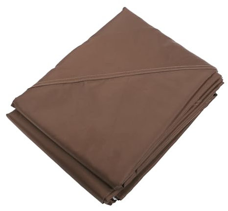 Wakects Techo de Reemplazo para Pabellón, Techo de Pabellón de Cubierta de Reemplazo, Techo de Reemplazo para Pabellón de Jardín, Tela Plateada Recubierta de 210d PU, 3.05x3.05m / (Brown)