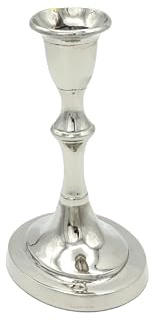 LivuX Kompakter Kerzenhalter aus Messing für Stabkerzen Ø 2 cm, Höhe 13 cm – Klassischer Tischleuchter, ideal für stilvolle Dekoration und Akzente 1008