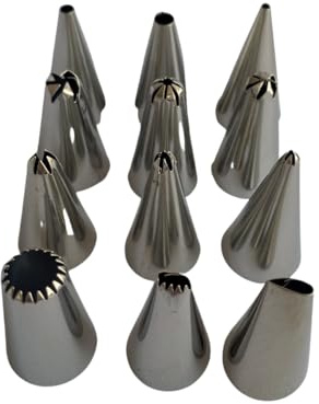 mastrad - 12 Douilles Inox Pour Poche À Douilles, Argenté