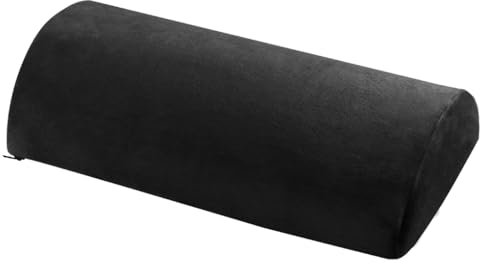 KIXZSAZ Cuscino naturale a semicerchio per supporto del collo e sonno confortevole Cuscino a mezzaluna in peluche Cuscino semicircolare di supporto