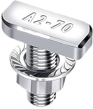 Boulages à fentes - Kit de vis de piste, machine CNC Machine Fasters de machines à sous | Boulons d'ancrage en -, matériel de rail filetage lourd pour le montage de gabarit de Workbench, so