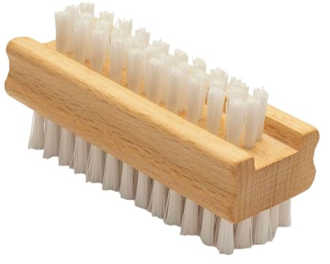 Shitafe Nagelreinigungsbürste - Holz Nagelschrubber Bürste | Antirutsch Griff Natürliche Borsten Nagelpflege für Frauen Kinder Täglich Haushalt Salon Reise