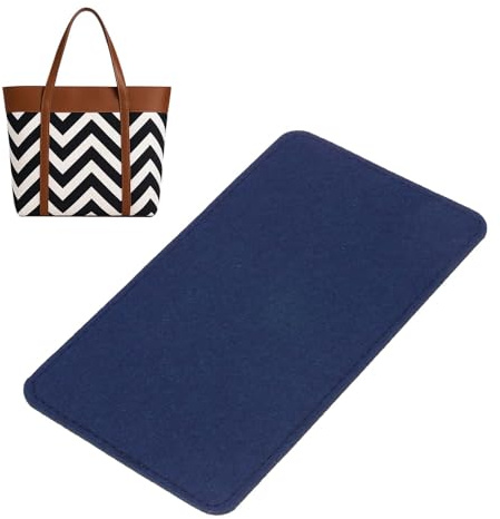 QUARKZMAN Forma Base In Feltro 8.66x5.12 Per Borsa A Mano Blu Scuro | Inserto Per Fondo Borsa Base Sagomata In Feltro Chimico, Tote Bag Zaino