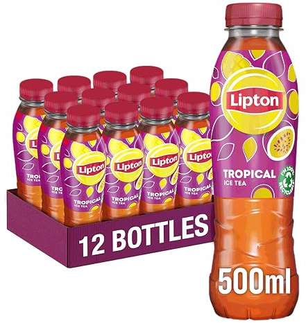 Lipton Tropical Ice Tea | 500ml Bottle | 12 Pack
