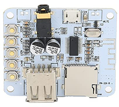 Stylebest Módulo Receptor de Bluetooth 4.1 de Sonido sin Pérdidas para Parlantes de Automóvil y Uso Doméstico, Diseño Compacto de PCB de 50x40 Mm
