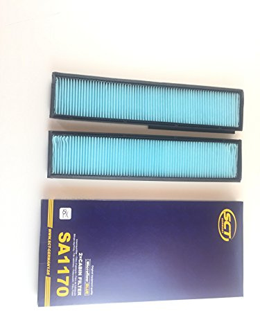 2 x Innenraumfilter Pollenfilter Set SCT Germany E-Klasse W124 A124 C124 S124