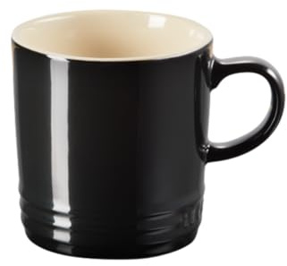 LE CREUSET Tasse à Cappuccino en Céramique, 200 ml, Hauteur 10 cm, Onyx, 70303201400099
