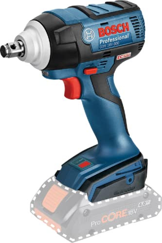 Bosch Professional 06019D8200 System Avvitatore a Massa Battente GDS 18V-300, Batteria Non Inclusi, Scatola in Cartone, Blu, Size