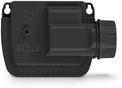 Programador de riego a pilas 9V modelo LR-IP2, con conexión Bluetooth y radio de largo alcance que utiliza LoRa, para 2 estaciones, color negro, 14 x 9 x 5,5 centímetros (referencia: Solem LR-IP2)