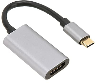 ciciglow Type C HDMI Adapter, HD Multimedia Interface Adapter Cable 4K Lossless Video Display Converter Cable for TV Monitor Projector