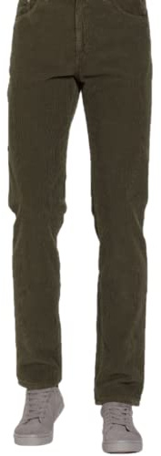 Pantalone Uomo in Velluto 5 Tasche Art. 700-1051A Carrera Regular Fit 100% Cotone particolarmente Adatto alla Stagione Autunno/Inverno (48, Verde 798)
