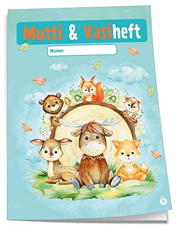 Trötsch Muttiheft Design Waldfreunde: Mitteilungsheft Elternheft Erinnerungsheft