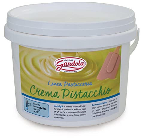 Crema Spalmabile Gandola Crema al Pistacchio Secchiello 3 Kg Professional