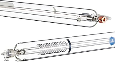 OMTech 100W CO2 Laser Tube for Laser Engraver & Cutter Machine, 1450mm 80mm Dia Laser Cutter Tube with Borosilicate Glass 10000hr MTTF, Laser Cutting Engraving Machine Replacement Tube for Wood Stone