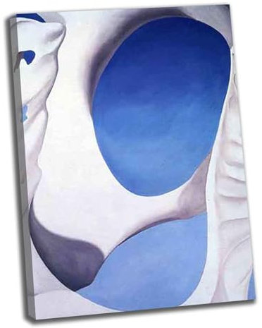 Lasite 《Becken II》by Georgia O'keeffe Leinwandbilder Kunstdruck Bilder Reproduktion Leinwand Gemälde Wanddekoration gerahmt fertig zum Aufhängen(Gerahmt,75x105cm 30x41inch