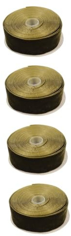 VILLCASE 4rollen Samtband Für Geschenkverpackungen Yards Vielseitiges -ribbon Für Dekoration Bastelprojekte Hochzeiten Und Feiertage Militärgrün