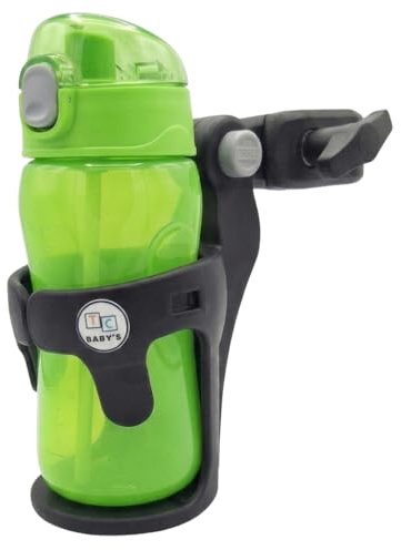 TC BABY'S Portavasos para cochecito universal fabricado en Italia – Portabotellas y portabotellas de cochecito, porta biberón y taza, adaptable a todos los modelos