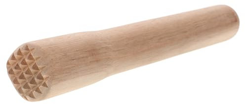 LABRIMP Wooden Juice Press Fruit Masher Kitchen Muddler Lemon Smasher Bartending Supplies for Cocktails and Juicing