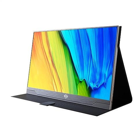 ZKALQECNF Moniteur Portable Moniteur Portable Ultra-Fin 4K, écran Externe HDMI, taux de rafraîchissement de 60Hz, IPS, Extension for Ordinateur Portable, résolution 3840x2160 Écrans PC