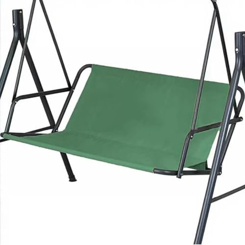 Funda de Asiento de Repuesto para Columpio, Asiento para Columpio, Tela Oxford 600D, Funda para Balancín, Ajuste para Columpios 3 Plazas(Green,57*18*22in/144*45*55cm)