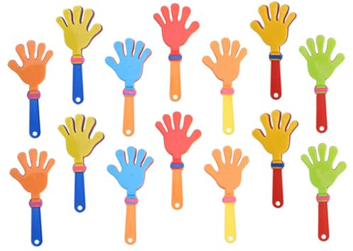 LIFKOME 20 piezas Aplausos de Mano de Plástico Juguetes Ruidosos para Fiestas Infantiles Cumpleaños Regalos Diversión Niñas Colores Aleatorios Color Aleatorio Color Aleatorio