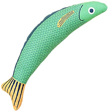 Générique Beißspielzeug für Katzen, 8,27 x 3,15 Zoll, von Fisch bis Katze, Saury-Biss aus Plüsch, Knitterfalten für den Innenbereich | interaktives Fußspiel