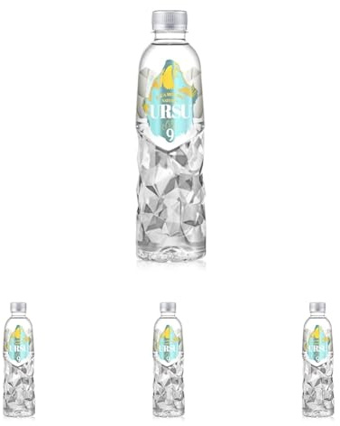 Ursu9 Natural Alkaline Mineral Water - 6 x 500ml | Ph9 | Naturally High in Calcium | Enhanced Hydration & Muscular Recovery | Supports Dental Health, Heart & Diabetes Care | CR7 Inspired (Pack of 4)