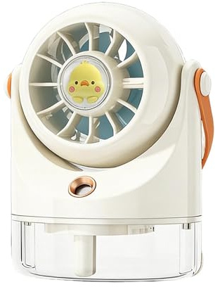 Ventilador De Agua De Mano - Enfriador Portátil Con Pilas | Ventilador Ďe Refrigeración Đe Escritorio Personal, Mini D́e V́entilador Ligero, V̀entilador D̄e Pulverización Dé Agua Ďé Mano Recar