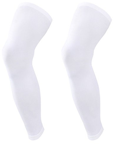 ITODA Beinschützer Knieschützer Schienbeinschutz Knieschoner Knieorthese 1 Paar Unisex Schienbein für Jugendliche Erwachsene Tennis Volleyball Basketball Fußball Boxen Yoga Schienbeinschutz XL Weiß