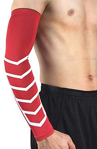 1PCS braccio maniche, UV raffreddamento manicotti maniche per uomo donna ragazzi bambini Protezione UV Sunblock Tattoo cover Up compressione braccio maniche con foro per pollice per golf basket