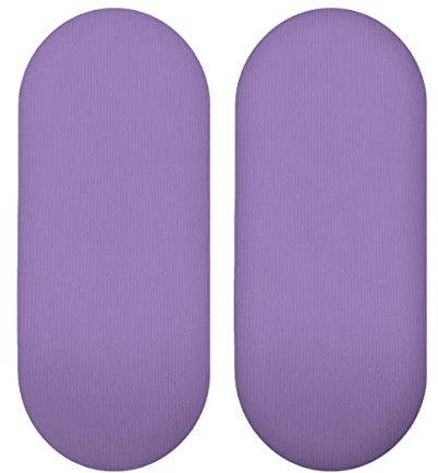 Baby Comfort Lot de 2 draps-housses en tissu éponge pour couffin Violet