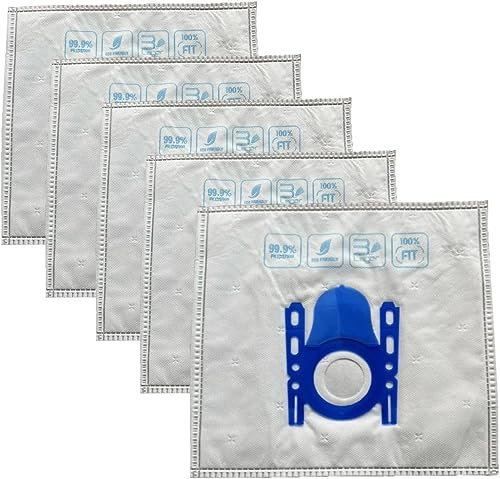 5 Sacchetti per Aspirapolvere Adatti per Bosch, BBZ41FG, GL-30, logo, BGB75, BGL6, BGL8