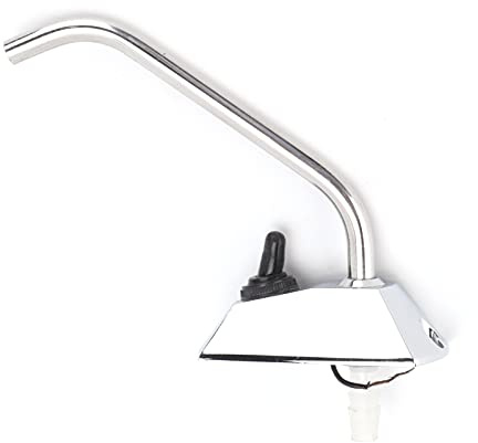 Wasserhahn Wohnwagen 12V,Wasserhahn 12V,Camper-Wasserhahn 12 V, 12 V Elektrische Wasserpumpe Wasserhahn-Schalter Für 10 mm / 0,4 Zoll ID-Schlauchersatz für Wohnwagen