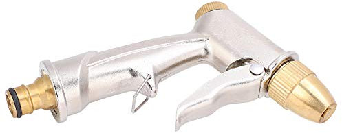 Pistola de Agua de Alta Presión para Limpieza, Aspersor Profesional en Metal de Latón, Ideal para Hogar y Jardín, Superficies, Riego, Limpieza Exterior, Accesorio de Jardinería Duradero